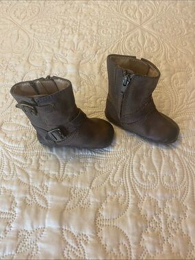 Frye zippered baby boots.